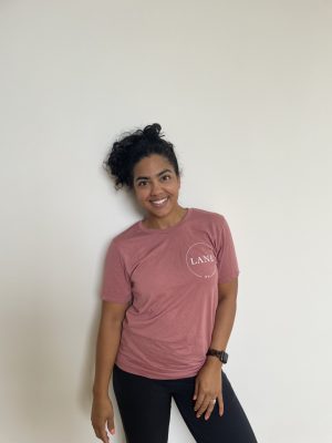 PINK LOGO TEE