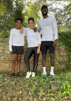 WHITE LONG SLEEVE LOGO TEE