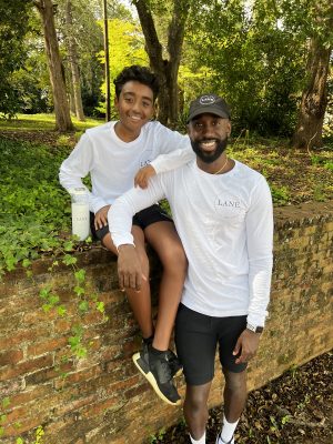 BLACK EMBROIDERED DAD HAT